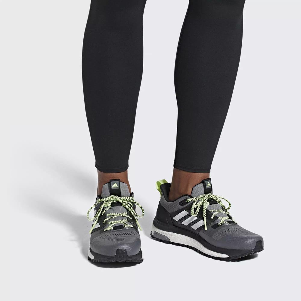 Adidas Supernova Trail Tenis Para Correr Grises Para Hombre (MX-88097)